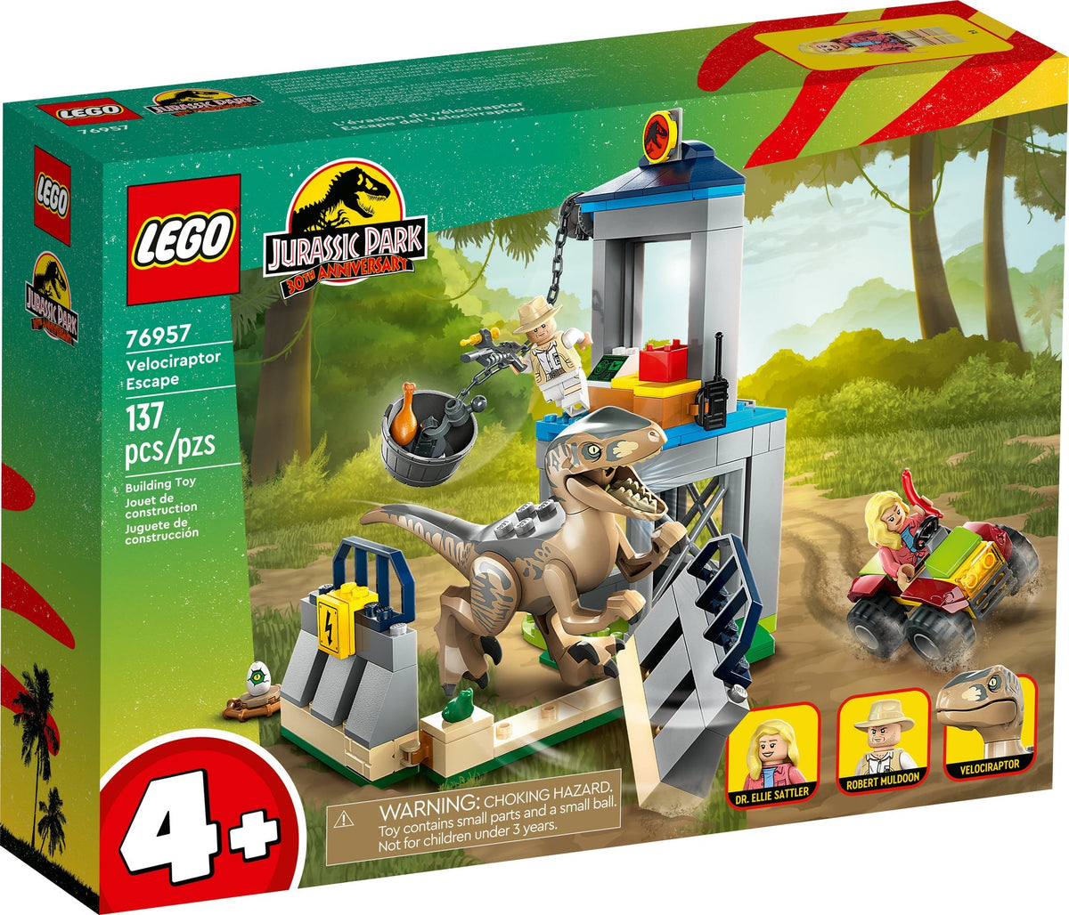 76957 Velociraptor Escape product image 1, provided for visual reference and product detail review