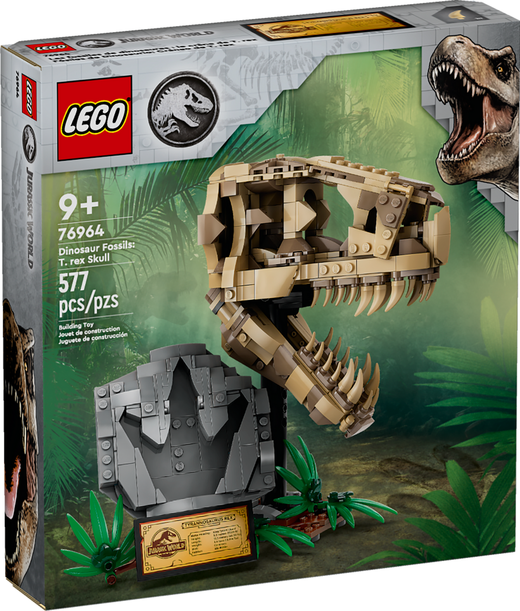 76964 Dinosaur Fossils: T. rex Skull product image 2, provided for visual reference and product detail review