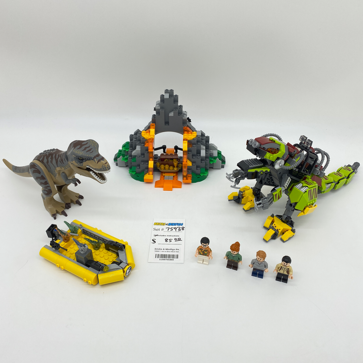 75938 T. rex vs Dino-Mech Battle (U) product image 1, provided for visual reference and product detail review