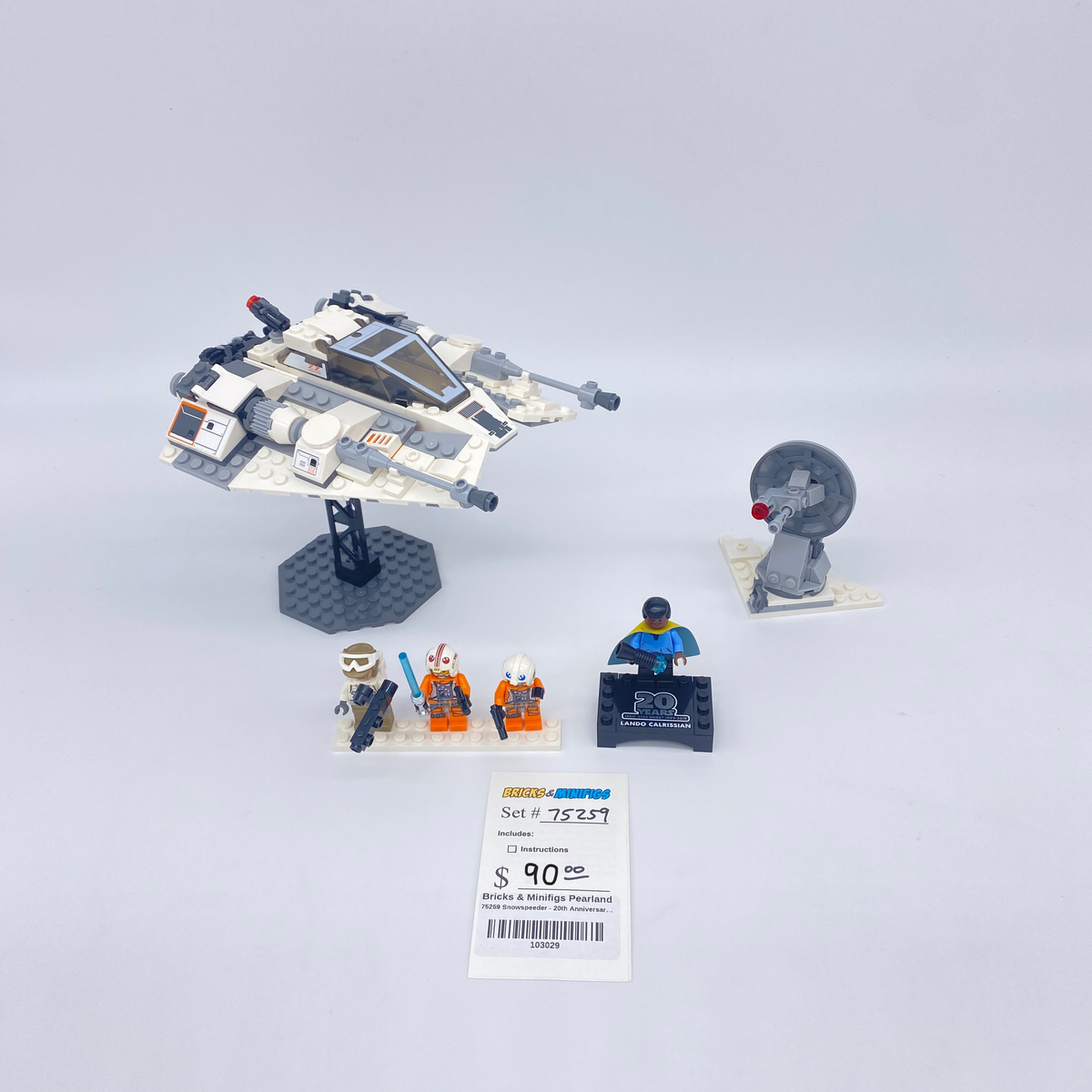 75259 Snowspeeder - 20th Anniversary Edition (U) product image 1, provided for visual reference and product detail review