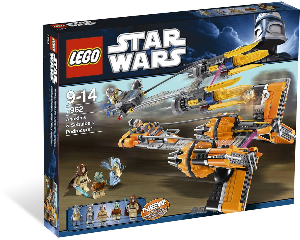 7962 Anakin's & Sebulba's Podracers™ product image 1, provided for visual reference and product detail review