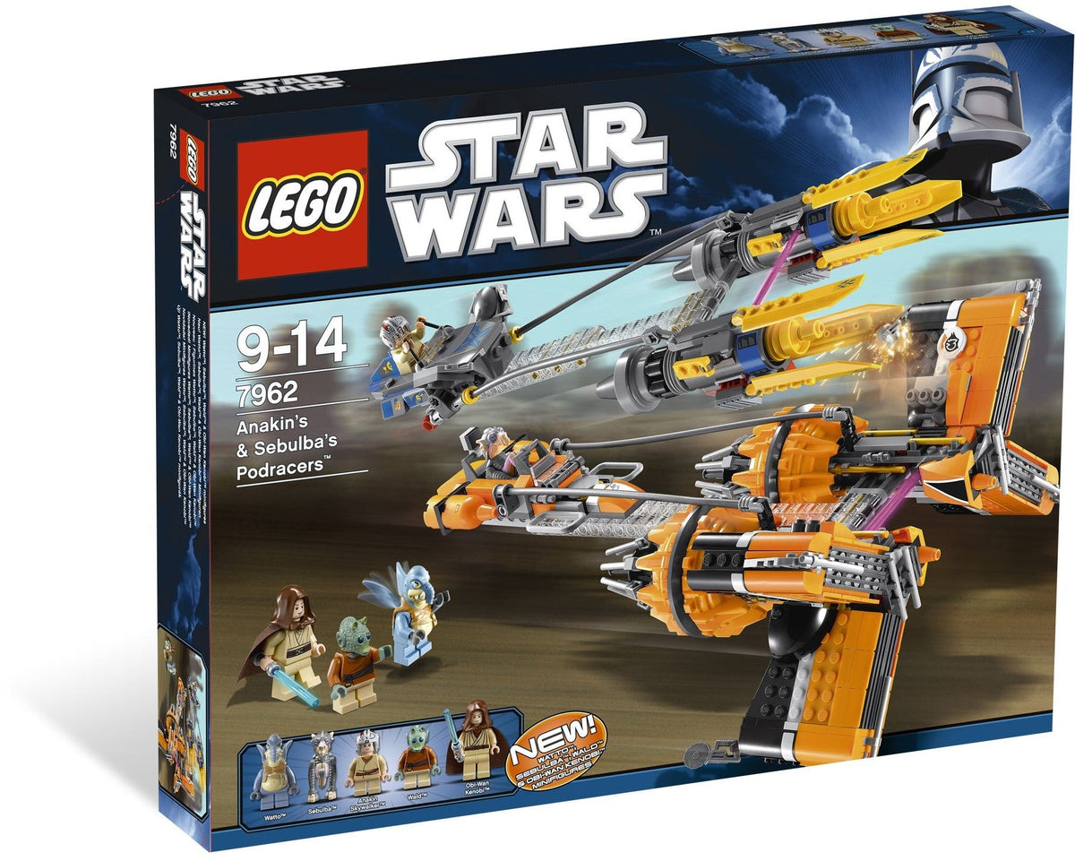 7962 Anakin's & Sebulba's Podracers™ product image 1, provided for visual reference and product detail review