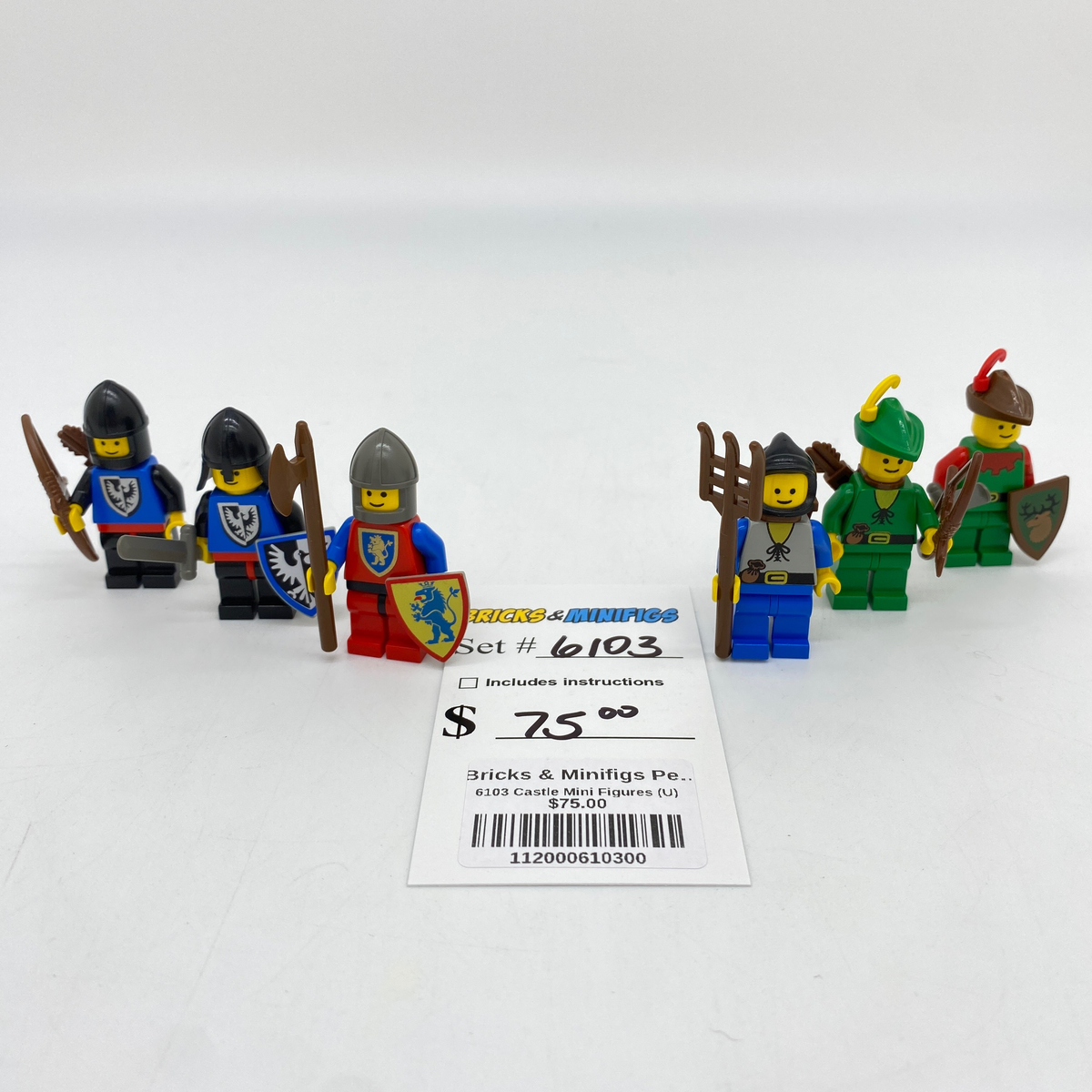 6103 Castle Mini Figures (U) product image 1, provided for visual reference and product detail review