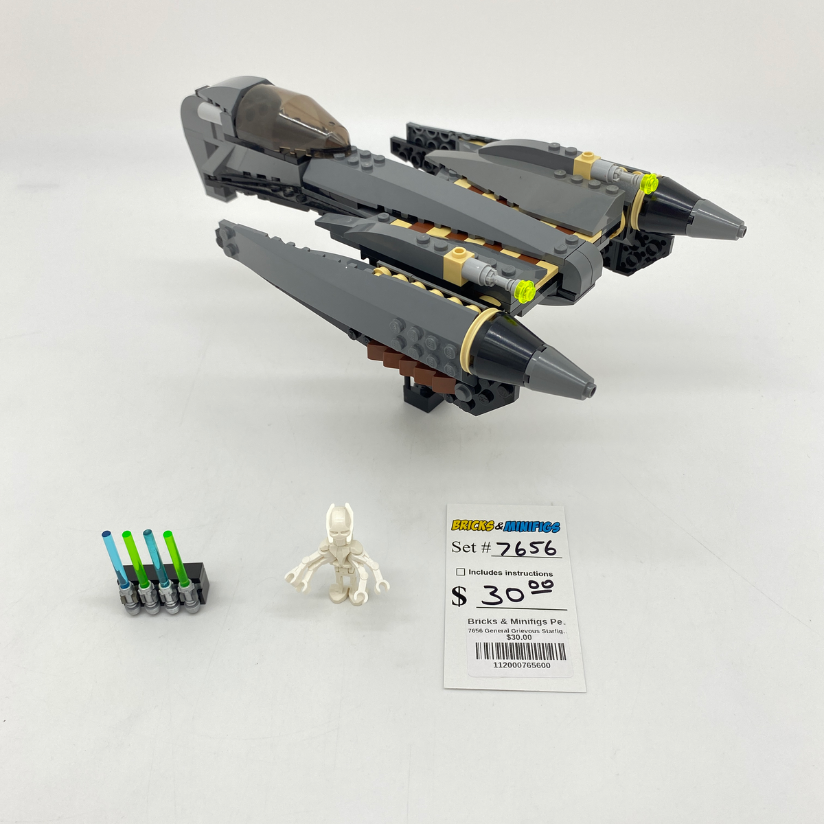 7656 General Grievous Starfighter (U) product image 1, provided for visual reference and product detail review