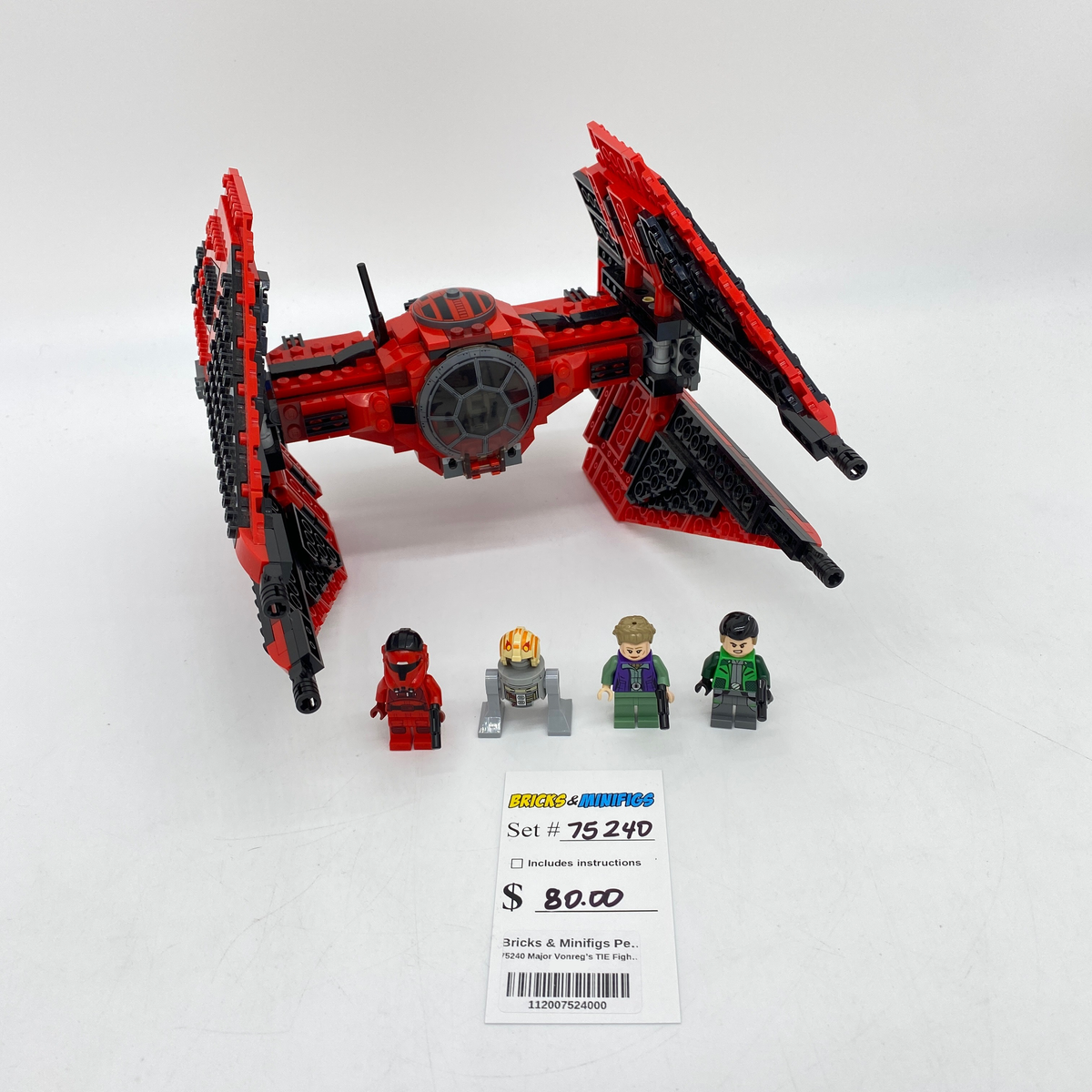 75240 Major Vonreg's TIE Fighter (U) product image 1, provided for visual reference and product detail review