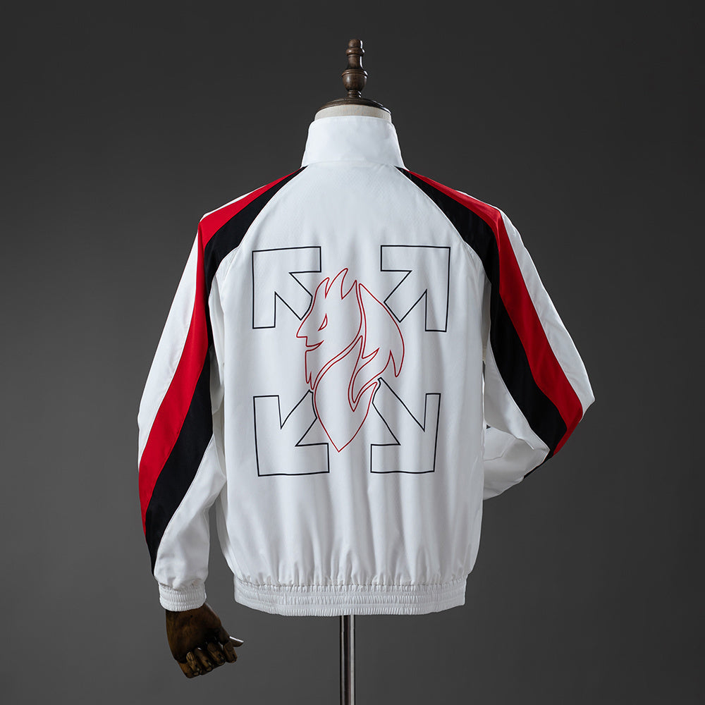 AC Milan Windbreaker 2025/26 White Football Soccer Jacket product image 2