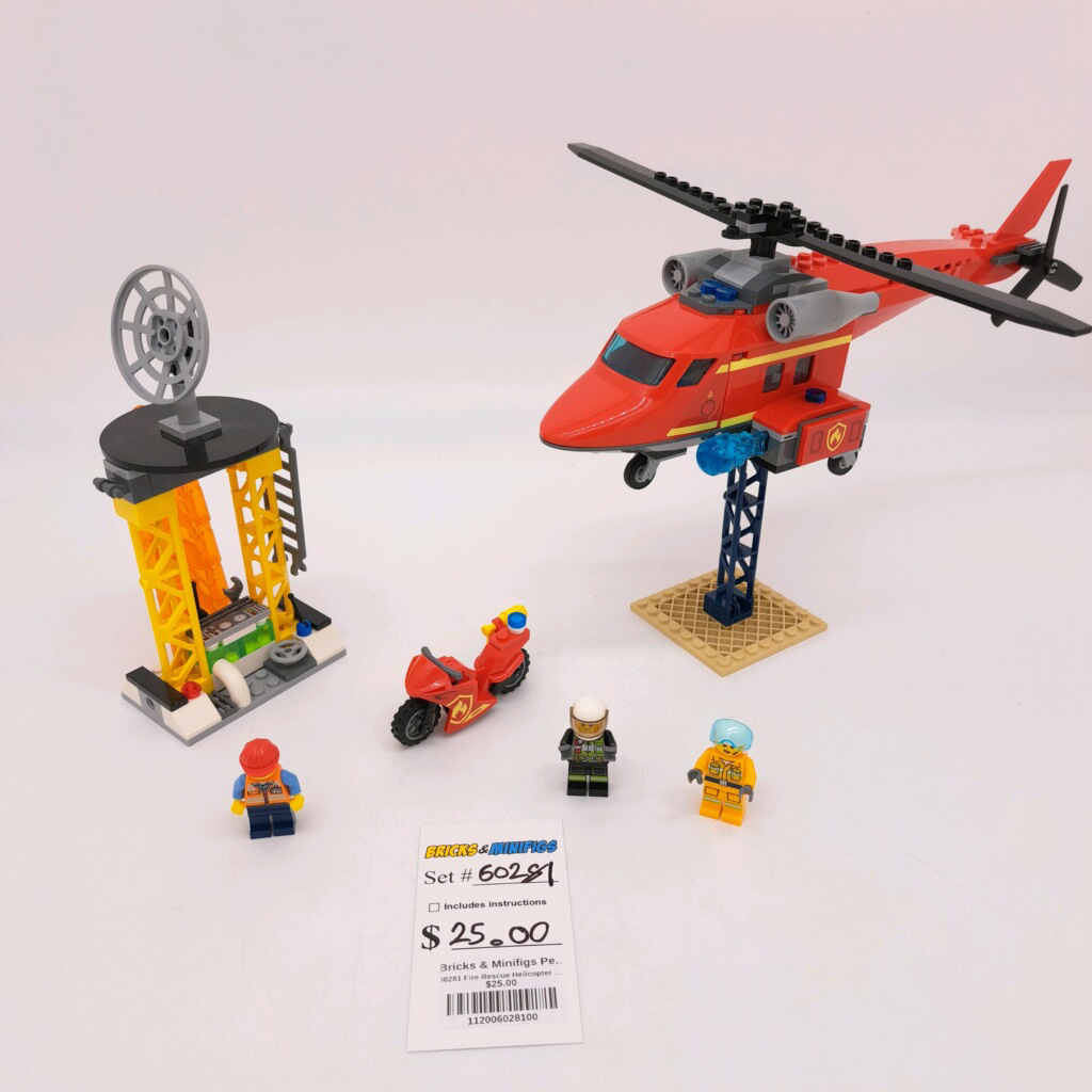 60281 Fire Rescue Helicopter (U) product image 1, provided for visual reference and product detail review