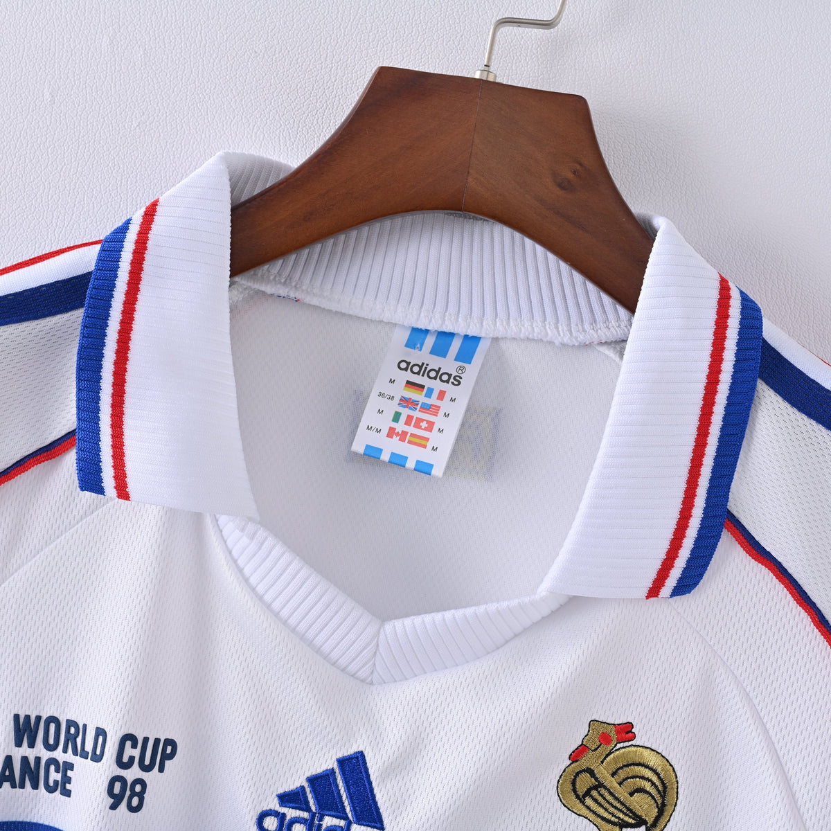 Retro France Jersey 1998 Away Football Kit Soccer product image 6