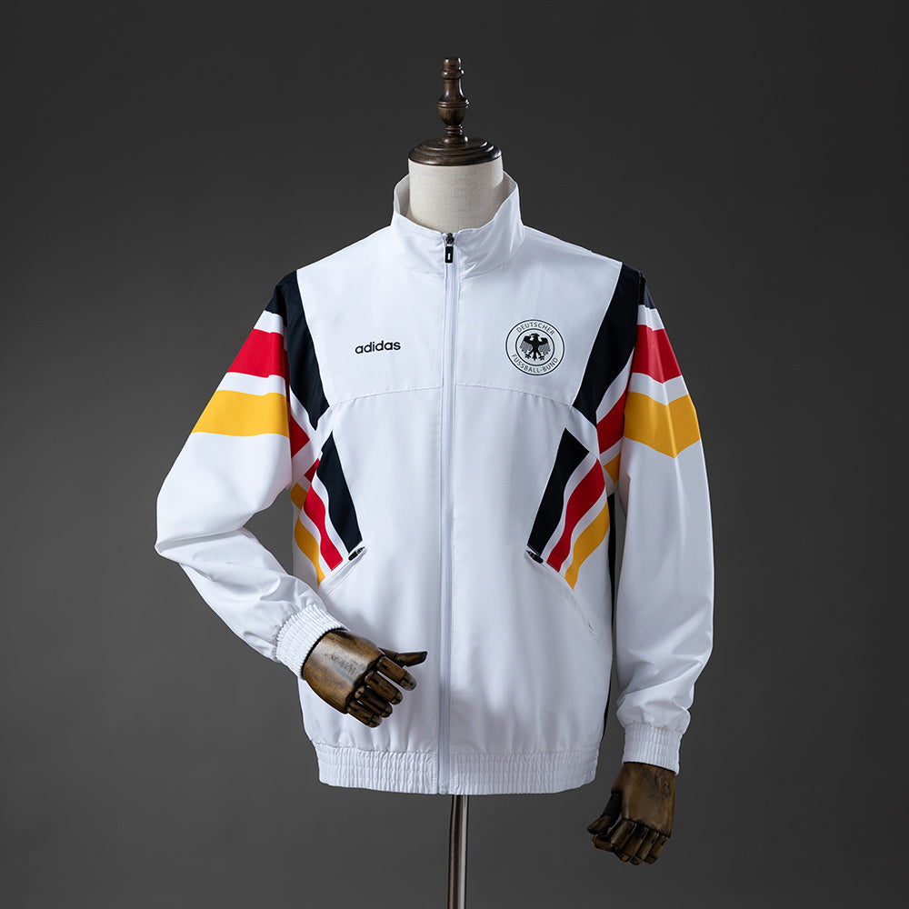 Germany Windbreaker 1996 White Football Soccer Jacket product image 1