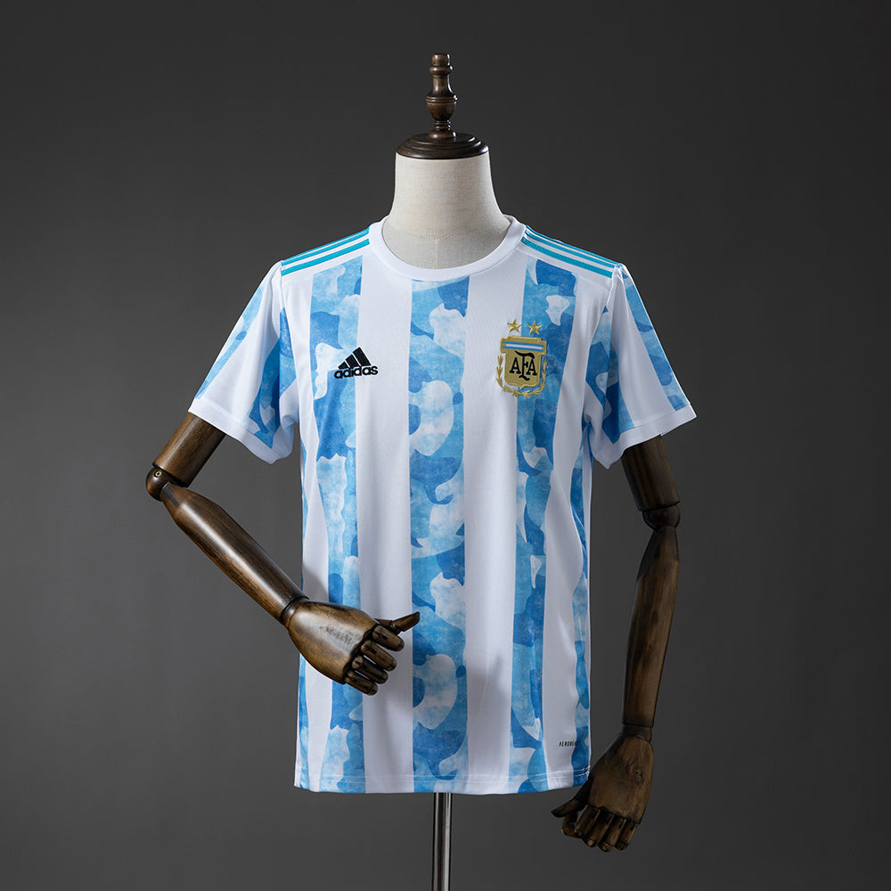 Argentina Home Jersey 2021 Retro Football Kit Soccer Shirt product image 1