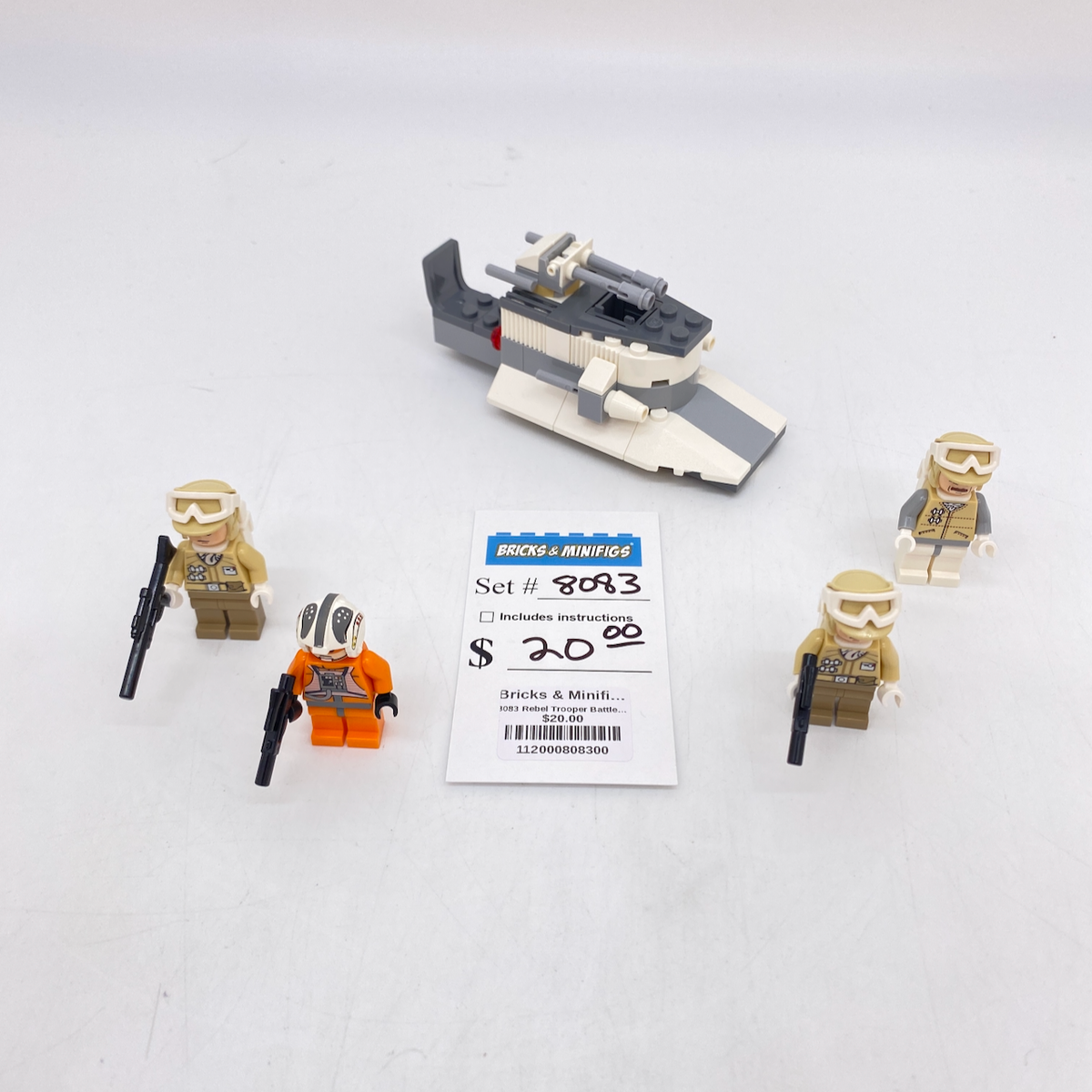 8083 Rebel Trooper Battle Pack (U) product image 1, provided for visual reference and product detail review