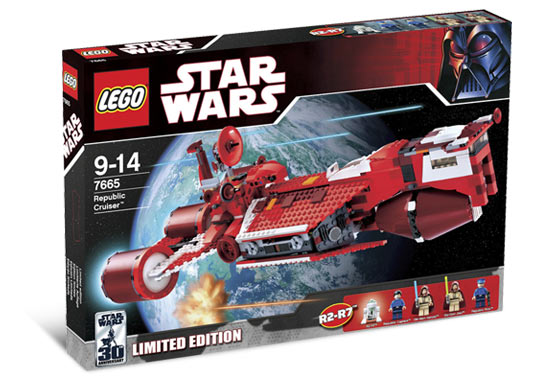 7665 Republic Cruiser (Limited Edition - with R2-R7) (C) product image 1, provided for visual reference and product detail