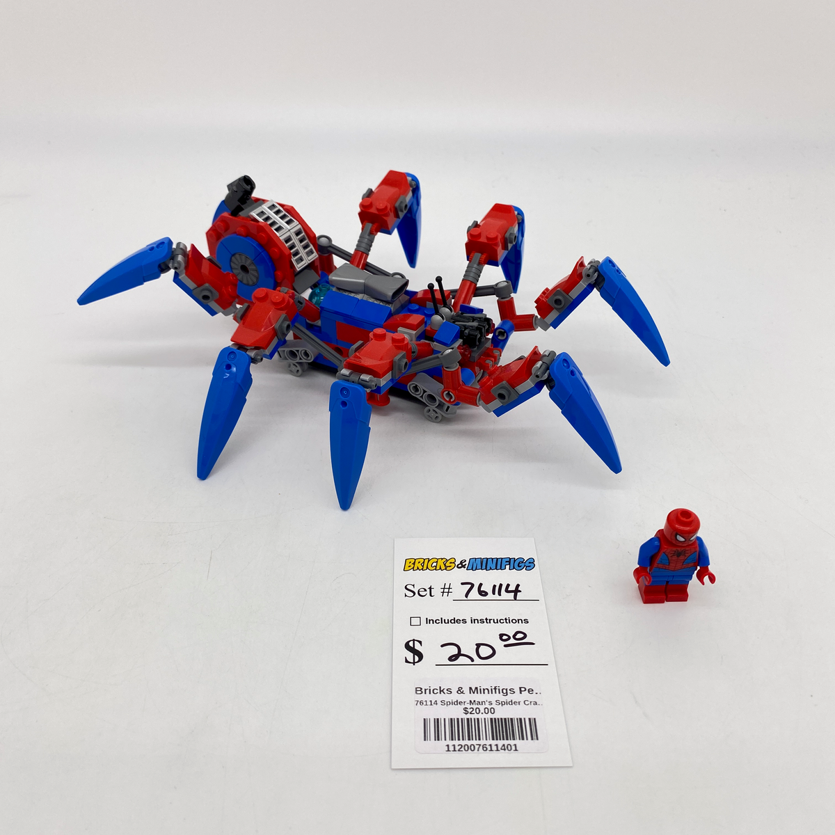 76114 Spider-Man's Spider Crawler (U1) product image 1, provided for visual reference and product detail review