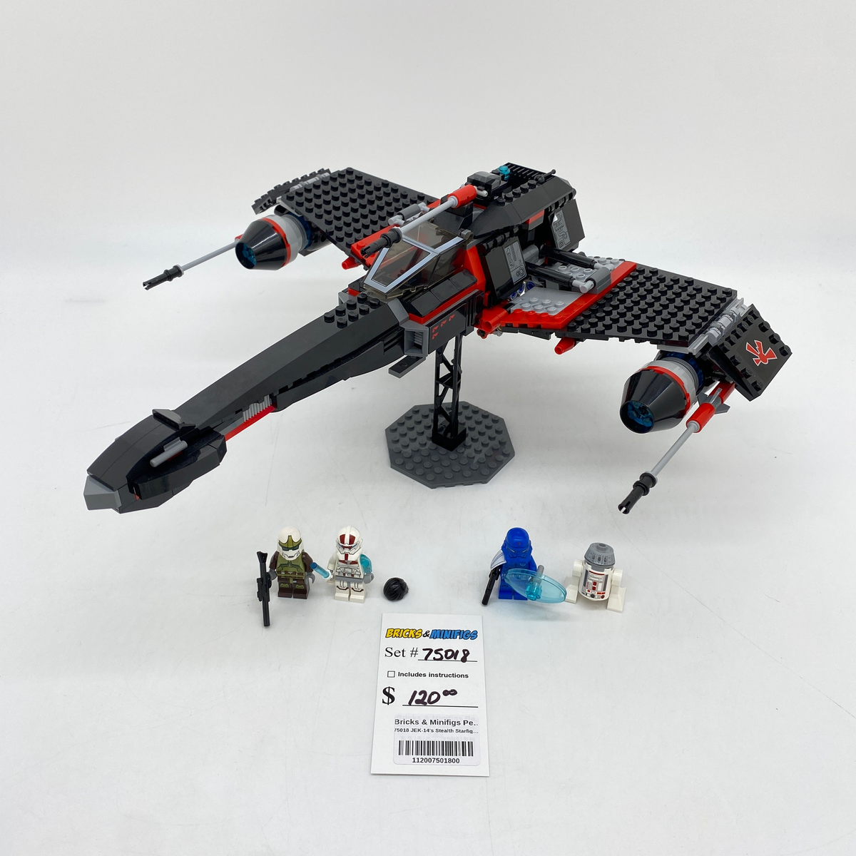 75018 JEK-14's Stealth Starfighter (U) product image 1, provided for visual reference and product detail review