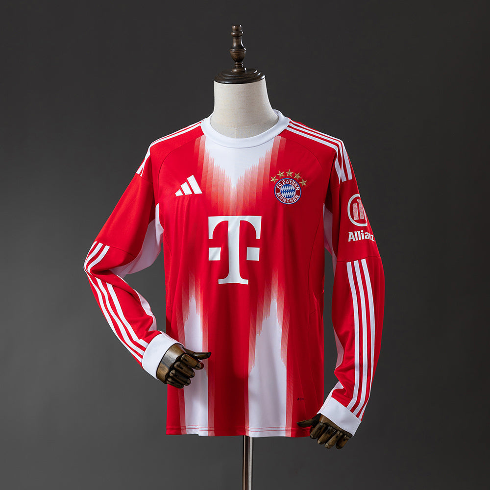 Bayern Munich Jersey 25/26 Home Football Kit Long Sleeves product image 1