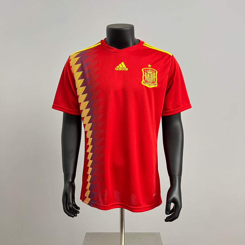 Retro Spain Jersey 2018 Home Football Kit Soccer product image 1