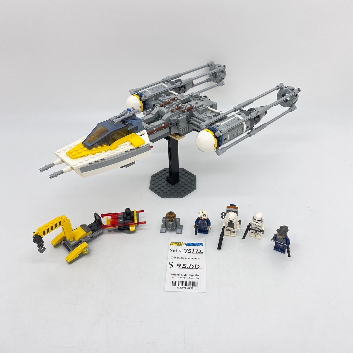 75172 Y-Wing Starfighter (U) product image 1, provided for visual reference and product detail review