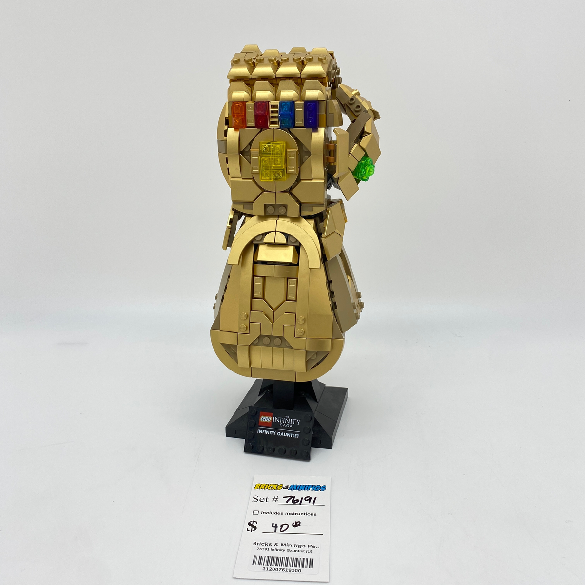 76191 Infinity Gauntlet (U) product image 1, provided for visual reference and product detail review