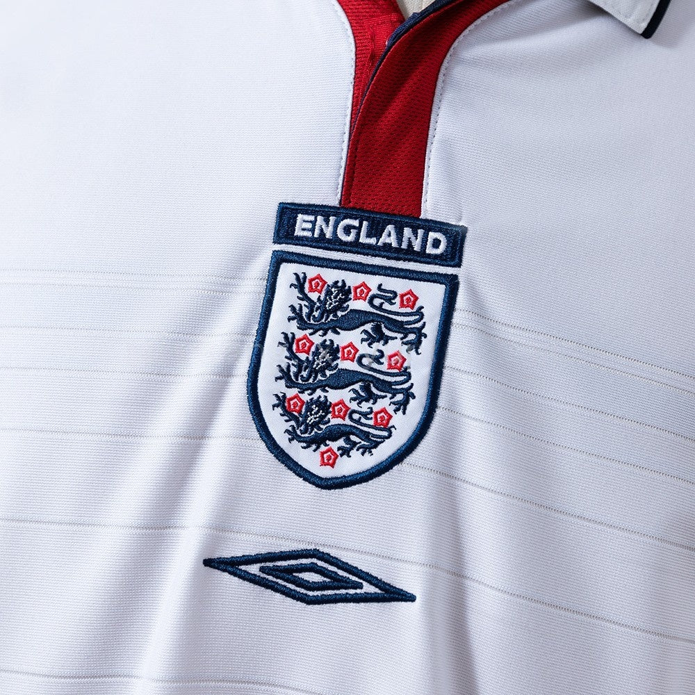 England Jersey 2004 Home Retro Football Kit product image 5