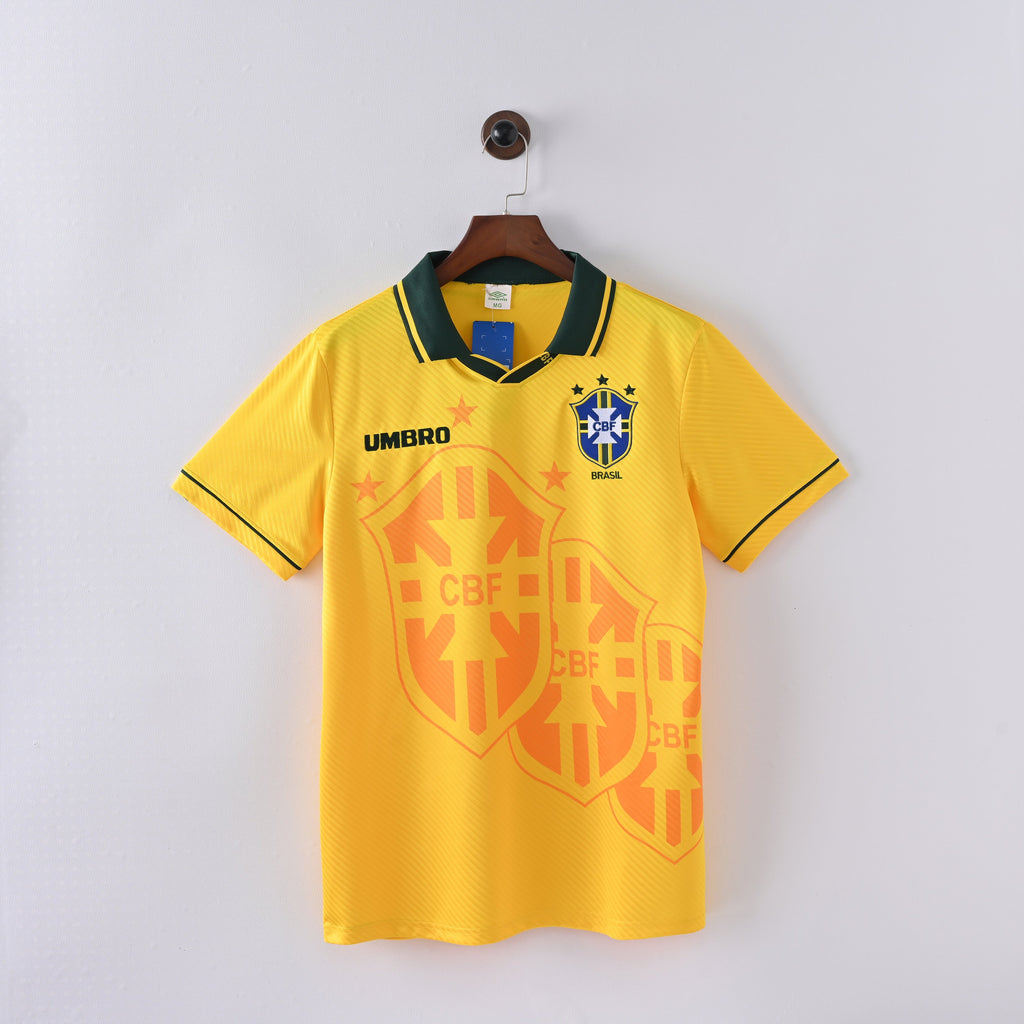 Retro Brazil Jersey 1994 Home Football Kit Soccer product image 1