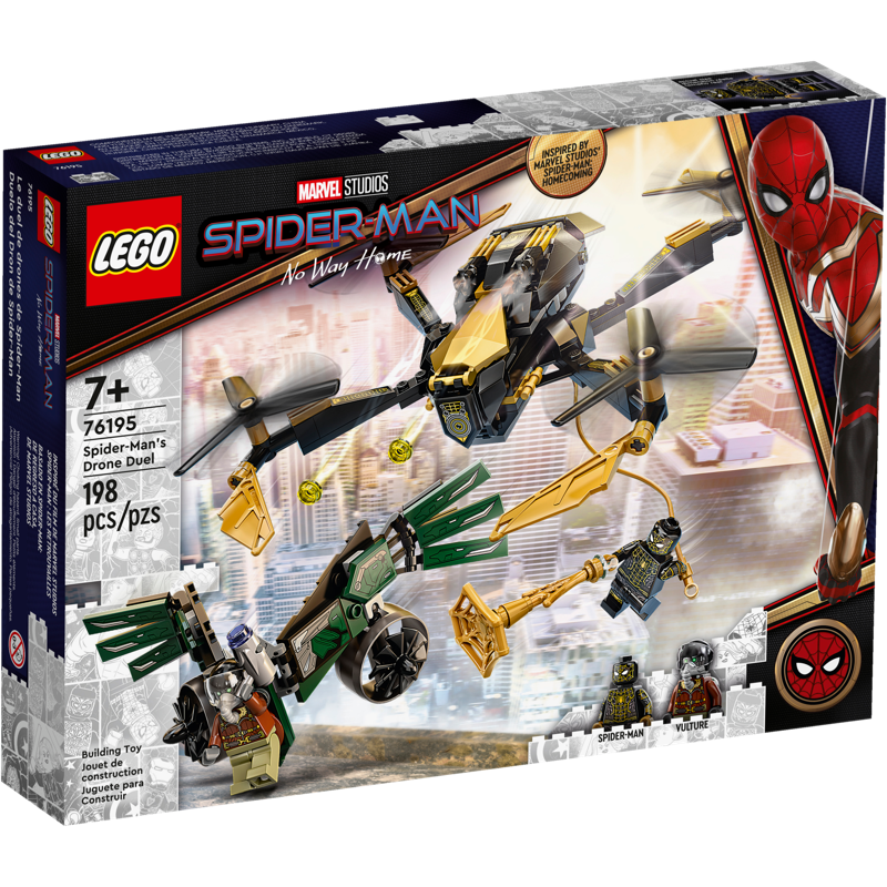 76195 Spider-Man’s Drone Duel product image 1, provided for visual reference and product detail review