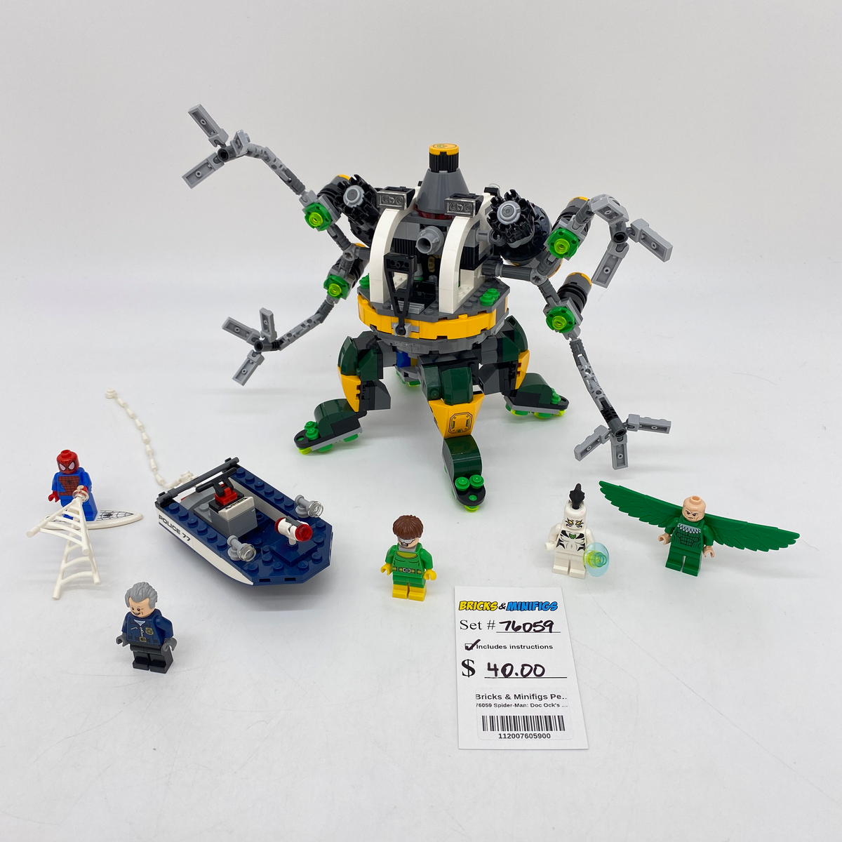 76059 Spider-Man: Doc Ock's Tentacle Trap (U) product image 1, provided for visual reference and product detail review