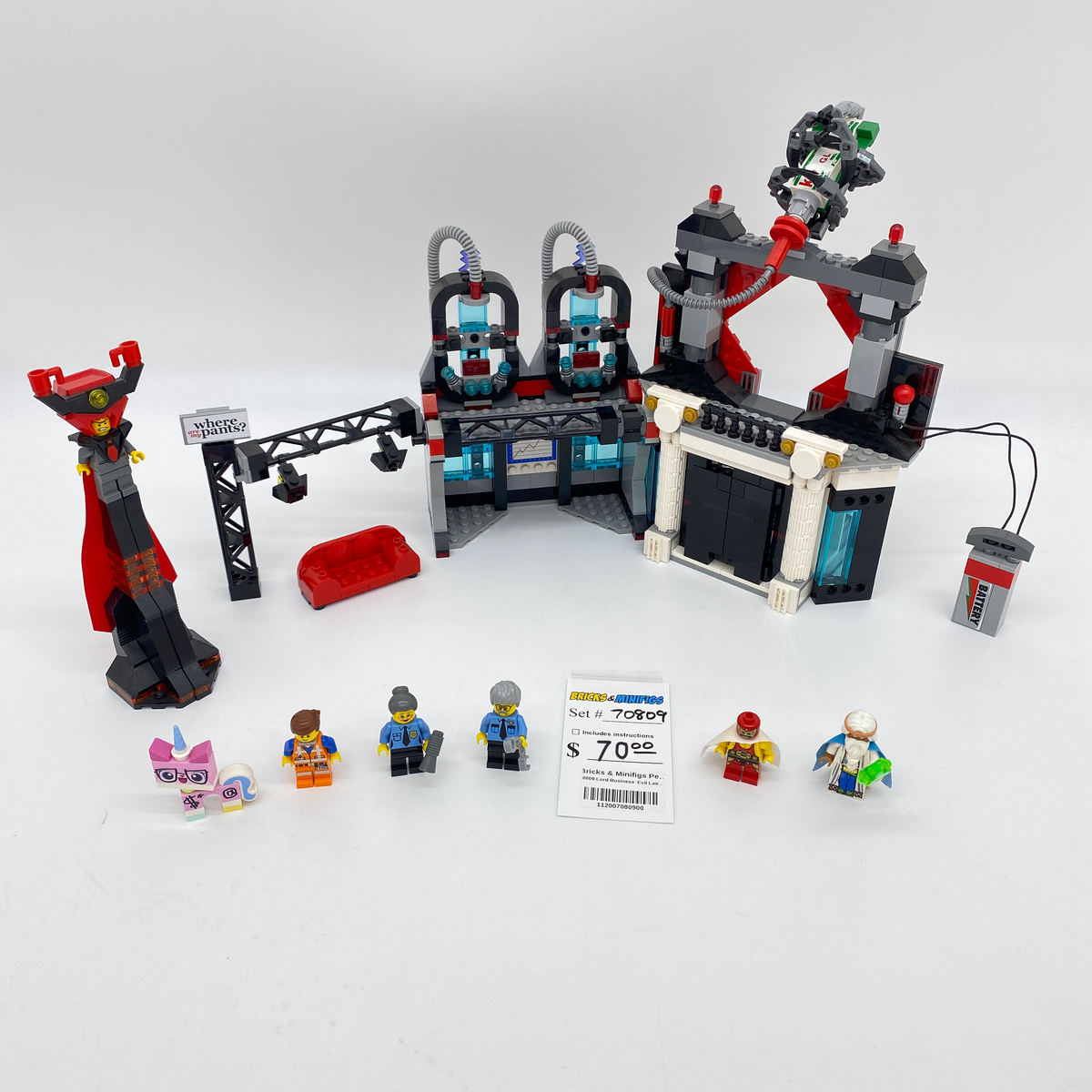 70809 Lord Business' Evil Lair (U) product image 1, provided for visual reference and product detail review
