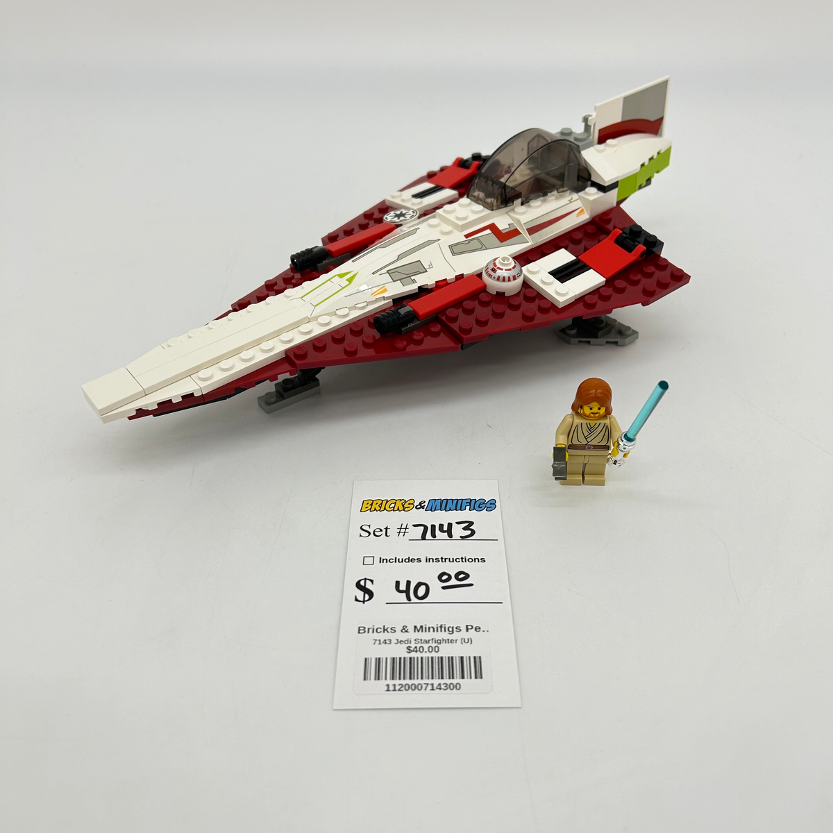 7143 Jedi Starfighter (U) product image 1, provided for visual reference and product detail review