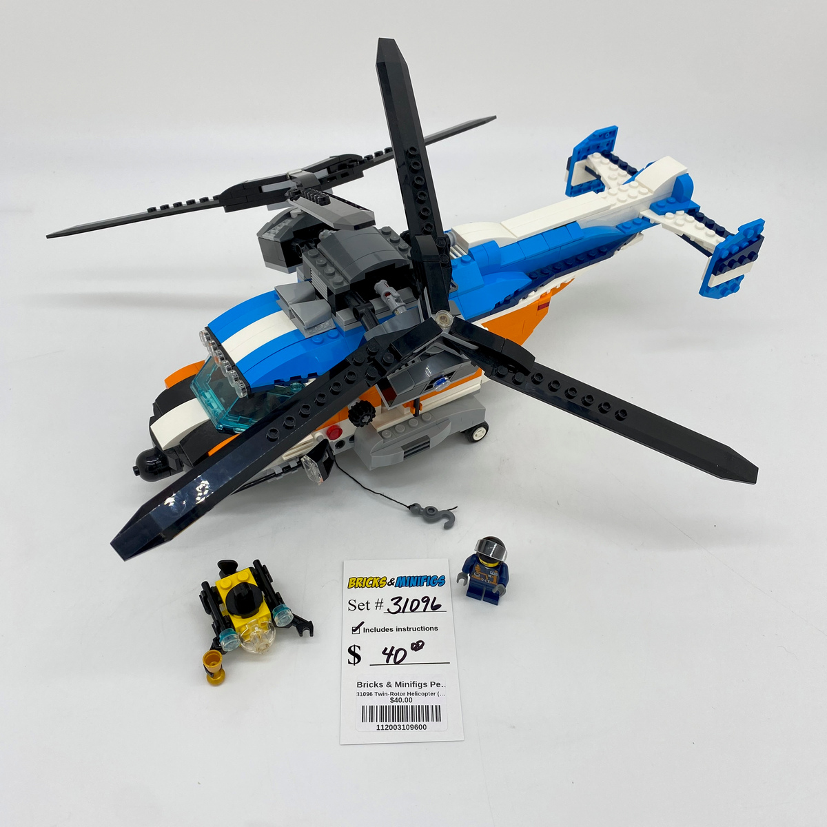 31096 Twin-Rotor Helicopter (U) product image 1, provided for visual reference and product detail review