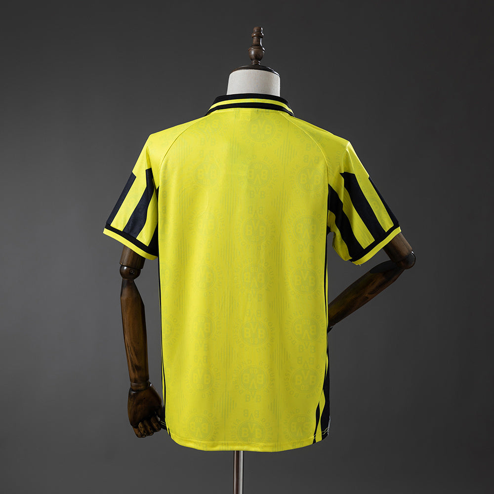 Dortmund Home Jersey 1996-97 Retro Football Kit Soccer product image 2