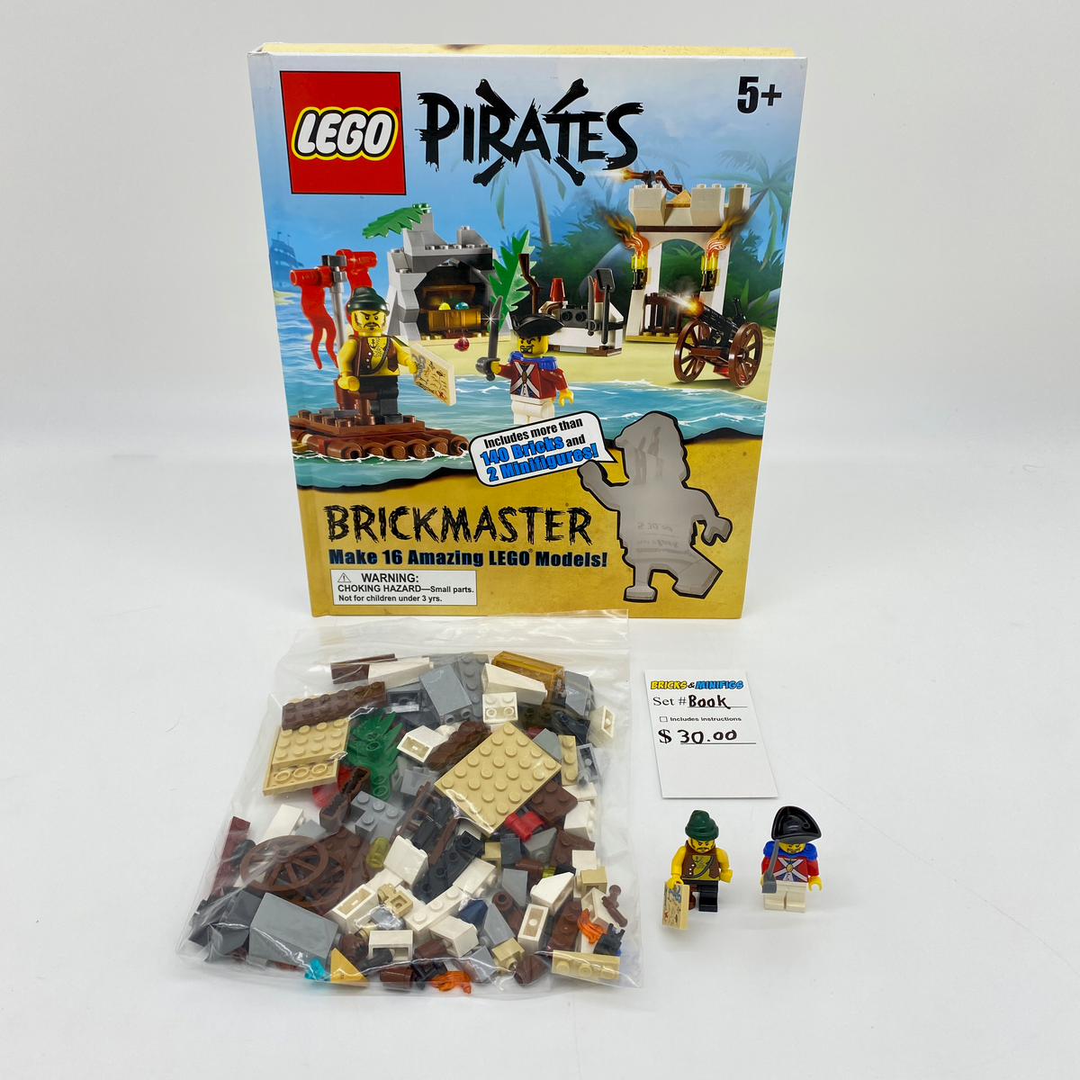Pirates Brickmaster Book product image 1, provided for visual reference and product detail review