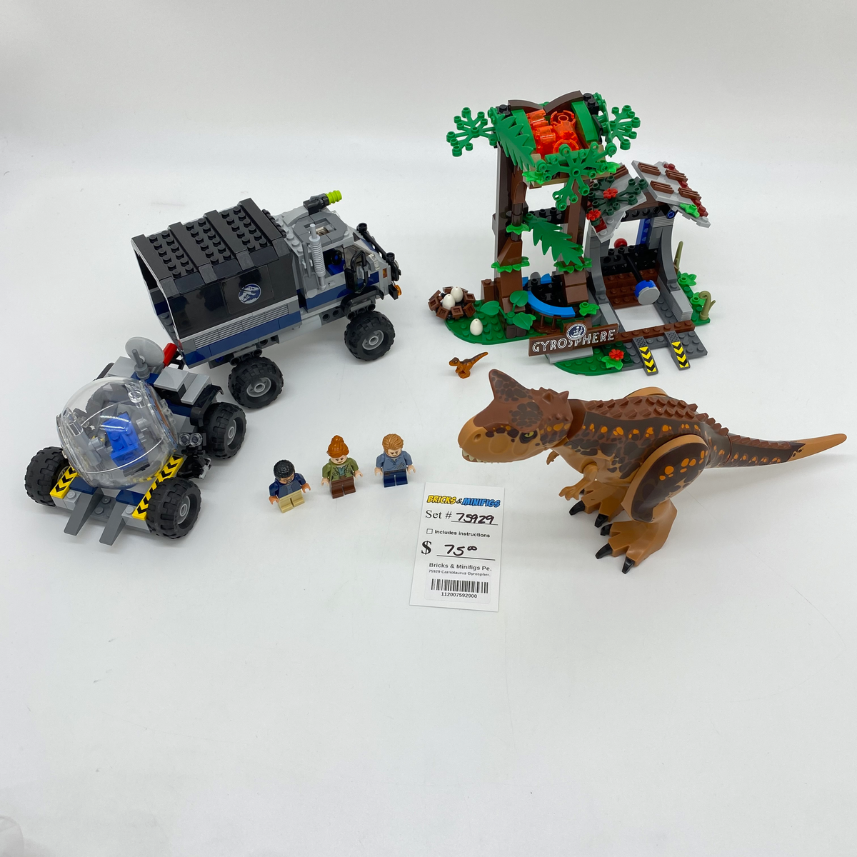 75929 Carnotaurus Gyrosphere Escape (U) product image 1, provided for visual reference and product detail review