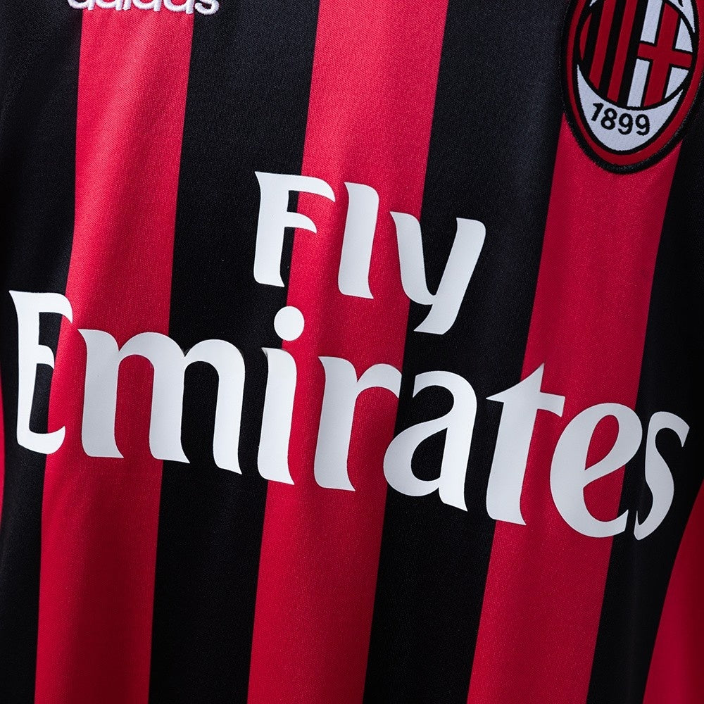 AC Milan Jersey 2017-18 Home Retro Football Kit product image 6