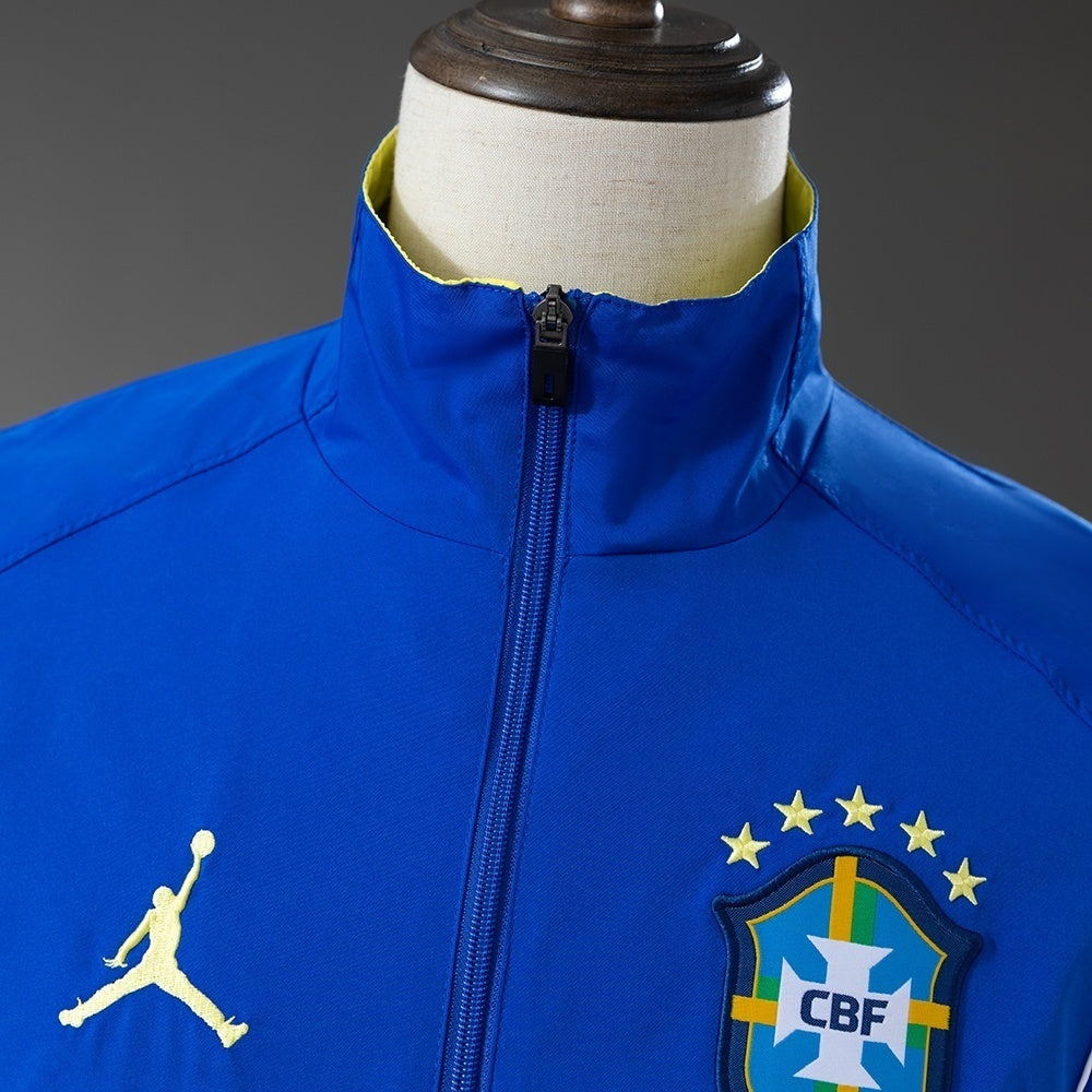 Brazil Windbreaker 2026 Blue Football Jacket product image 8