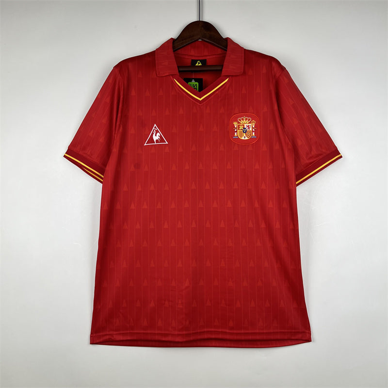 Spain Jersey Home kit 1988 1991 Retro Football Team Soccer product image 1