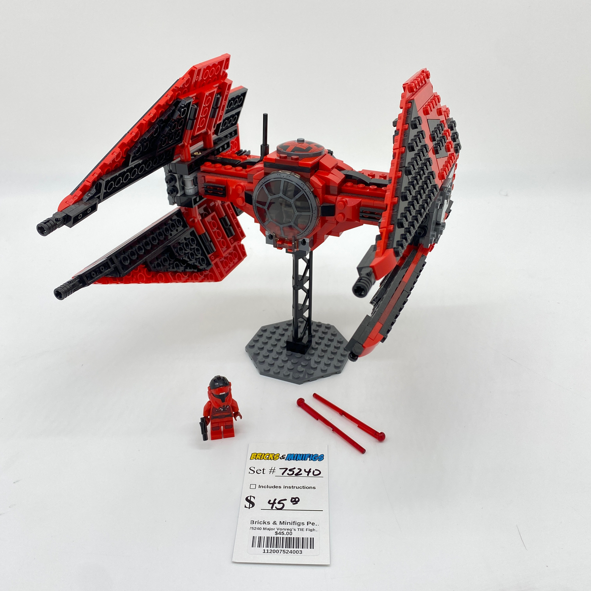 75240 Major Vonreg's TIE Fighter (U3) product image 1, provided for visual reference and product detail review