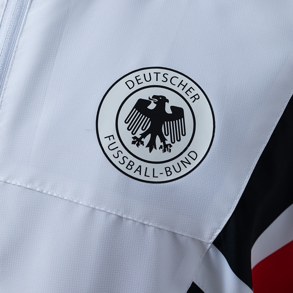 Germany Windbreaker 1996 White Football Soccer Jacket product image 6