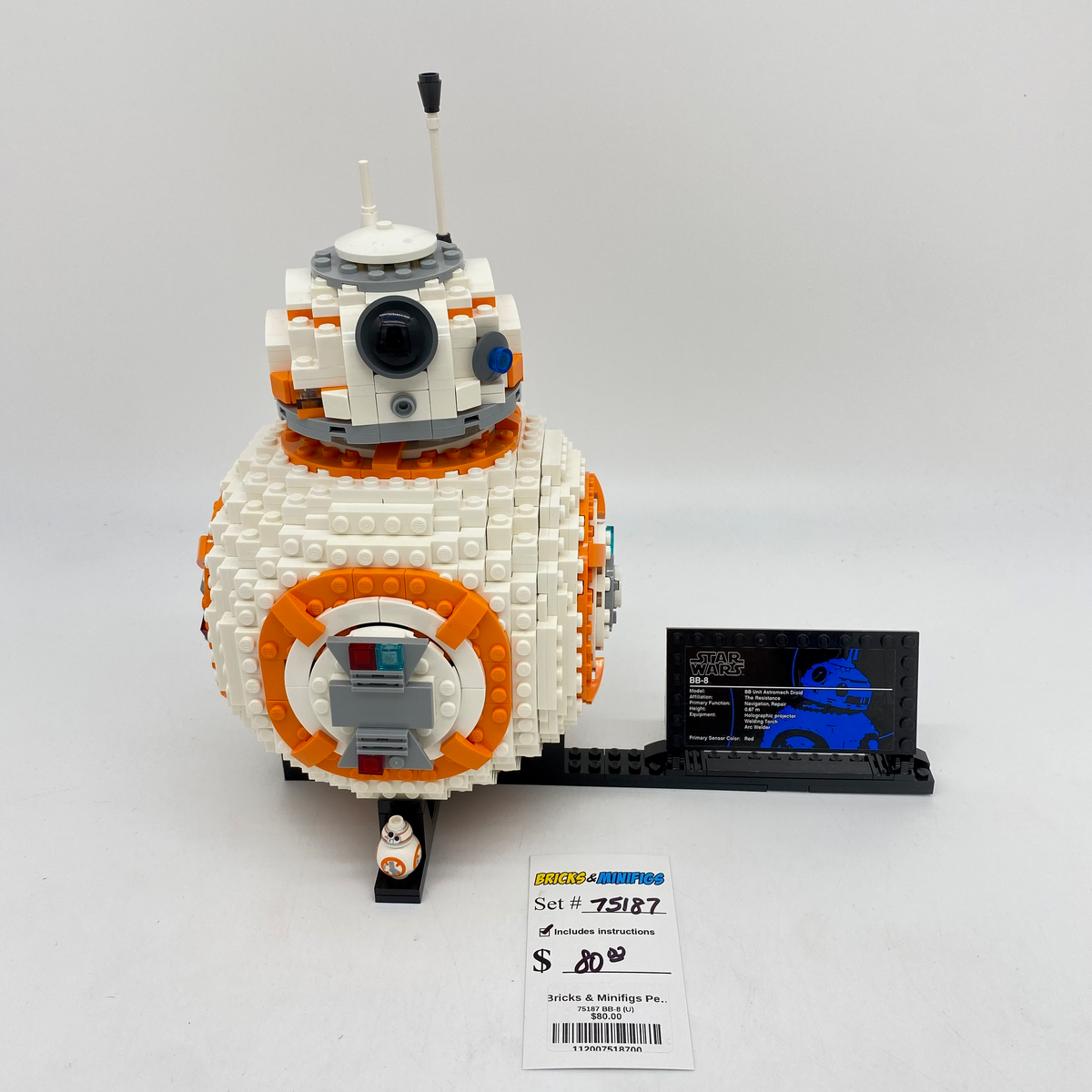 75187 Bb-8 (U) product image 1, provided for visual reference and product detail review