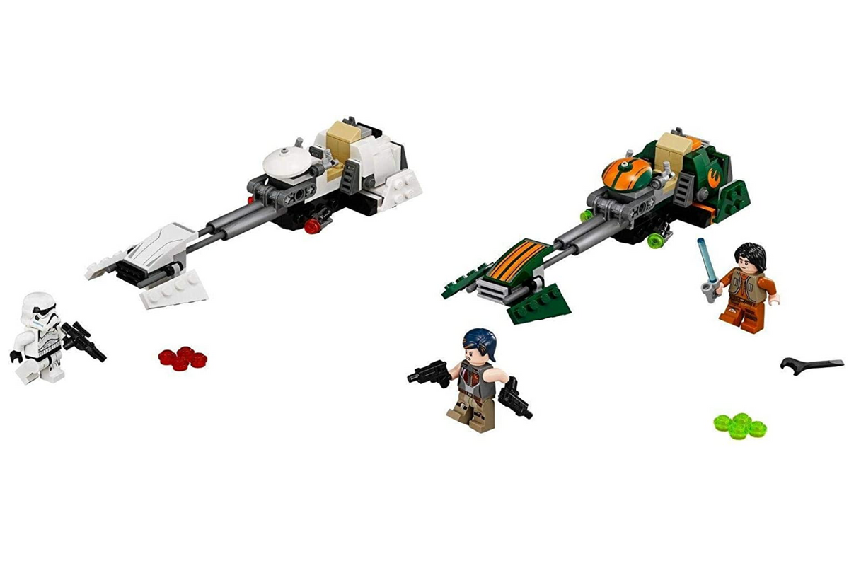 75090 Ezra's Speeder Bike [Redesigned Version] product image 2, provided for visual reference and product detail review