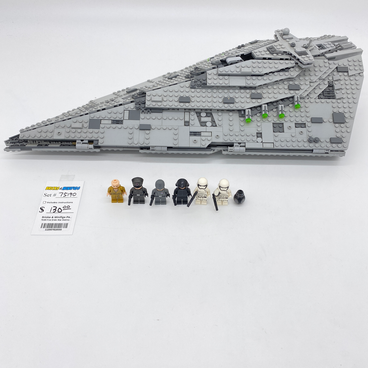 75190 First Order Star Destroyer (U) product image 1, provided for visual reference and product detail review