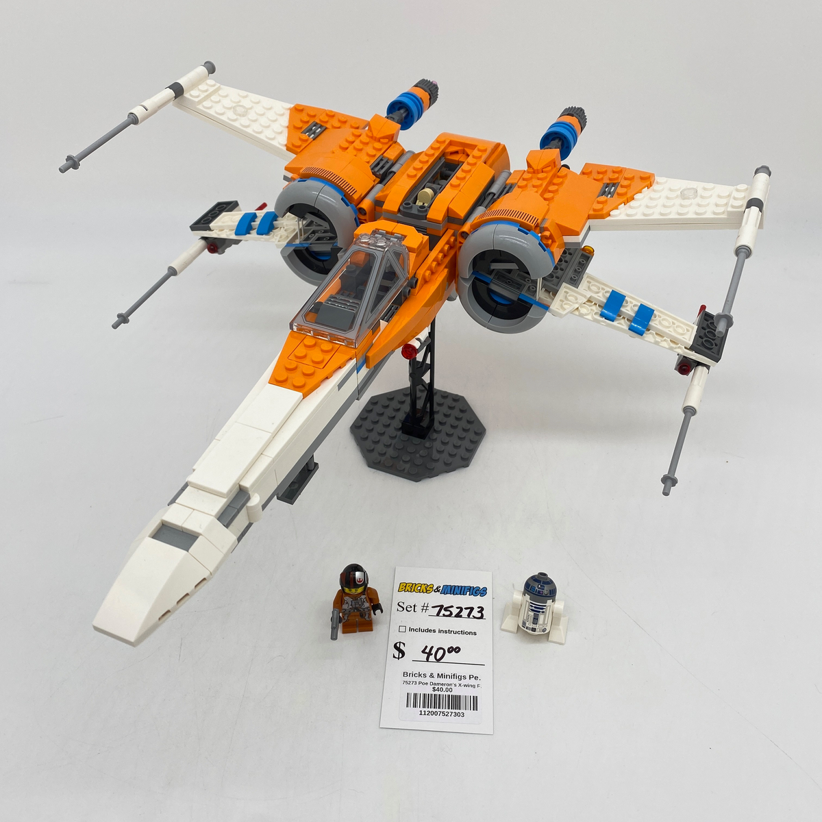 75273 Poe Dameron's X-wing Fighter (U3) product image 1, provided for visual reference and product detail review