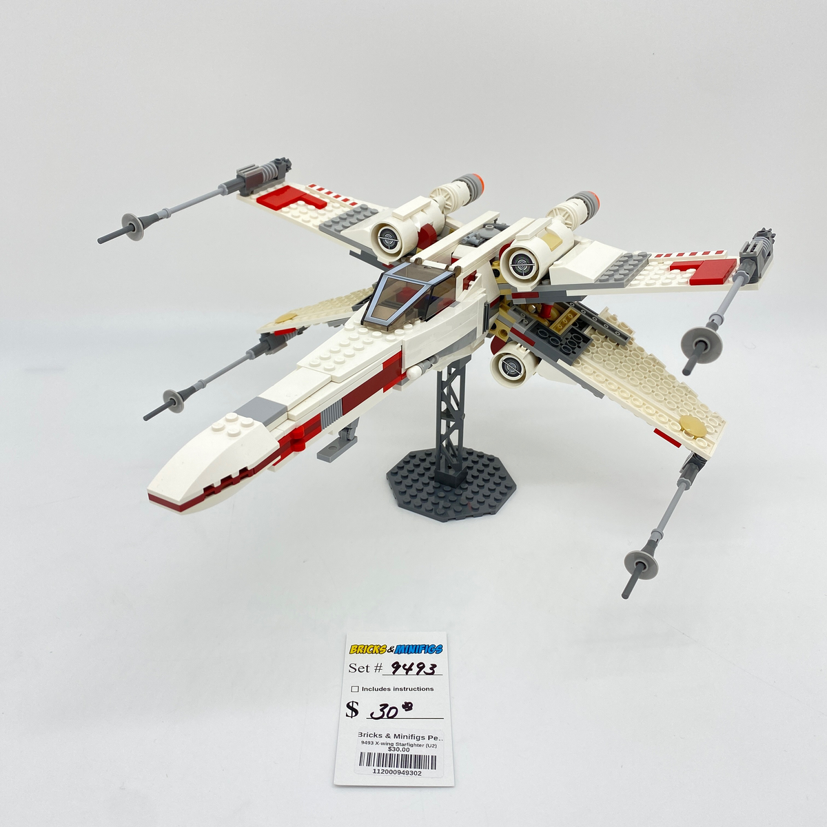 9493 X-wing Starfighter (U2) product image 1, provided for visual reference and product detail review