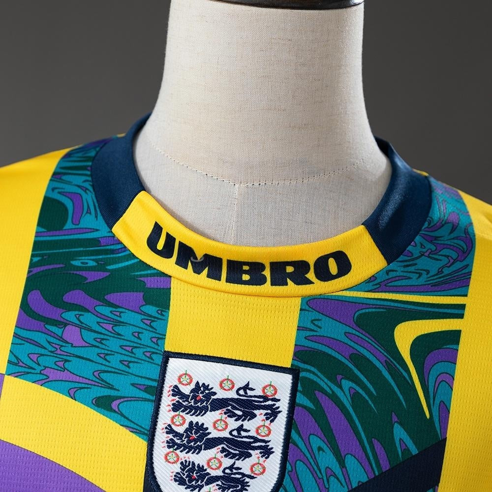 England Goalkeeper Jersey 1995 Long Sleeves Retro Kit product image 2