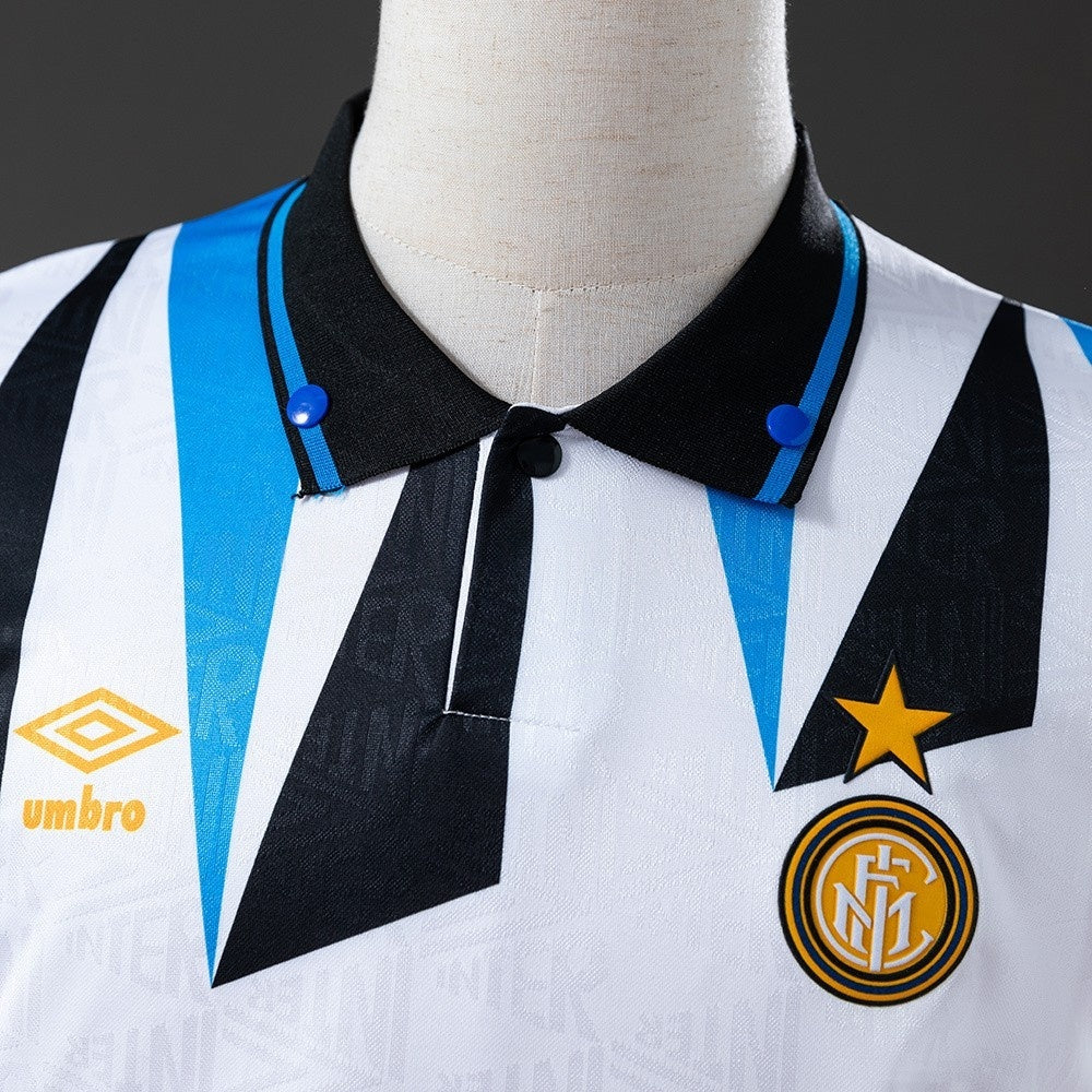 Inter Milan Jersey 1991-92 Away Retro Football Kit product image 6
