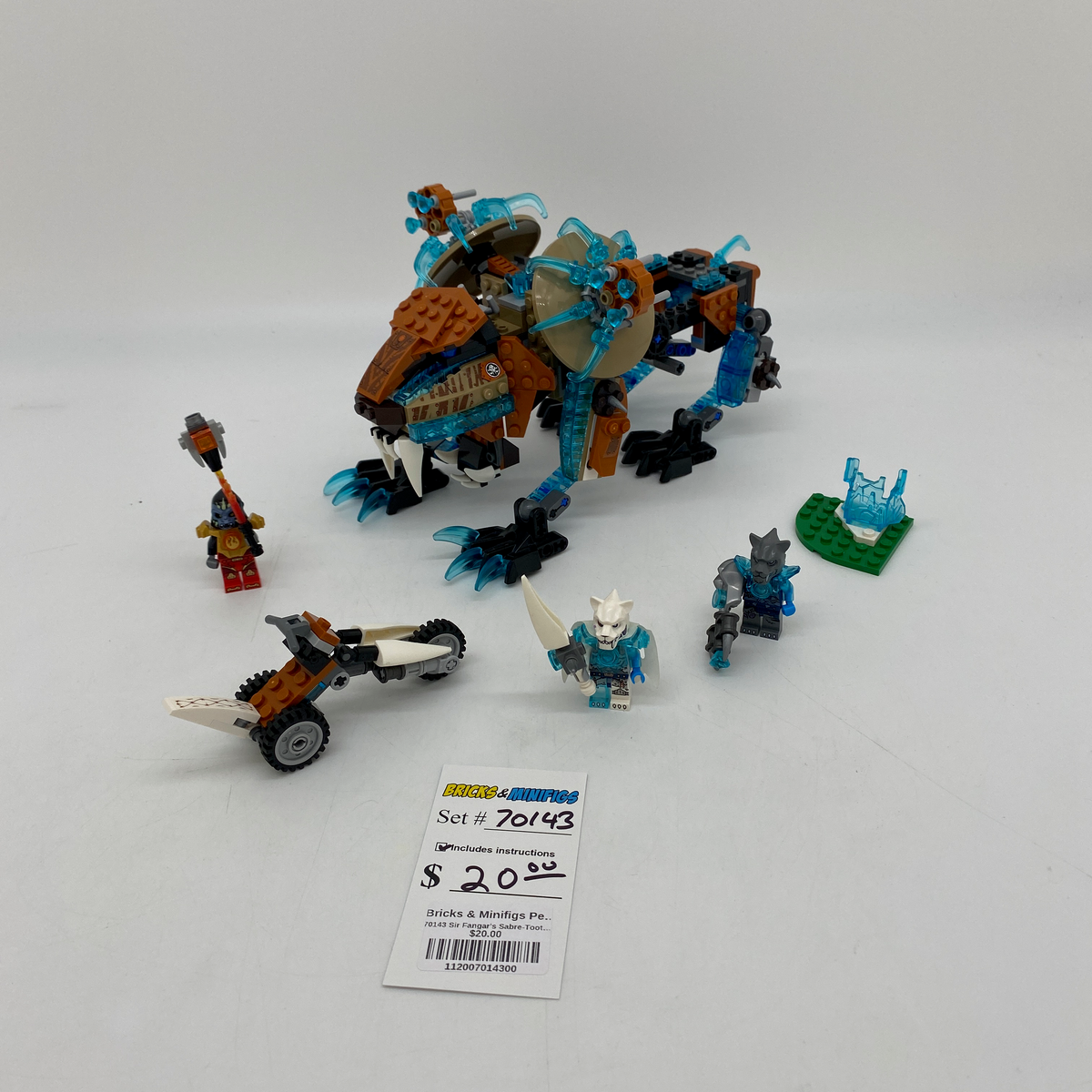 70143 Sir Fangar's Sabre-Tooth Walker (U) product image 1, provided for visual reference and product detail review