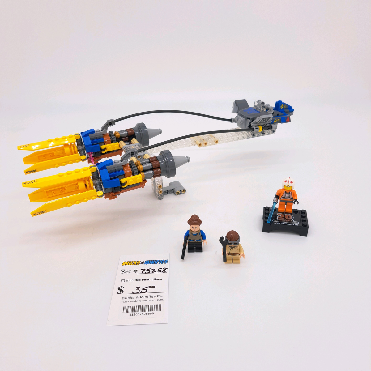 75258 Anakin's Podracer - 20th Anniversary Edition (U) product image 1, provided for visual reference and product detail