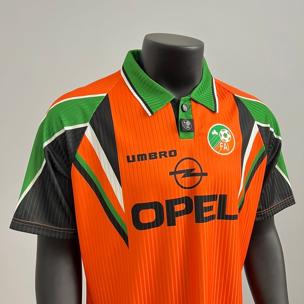 Retro Ireland Jersey 1997 Orange Football Kit Soccer product image 10
