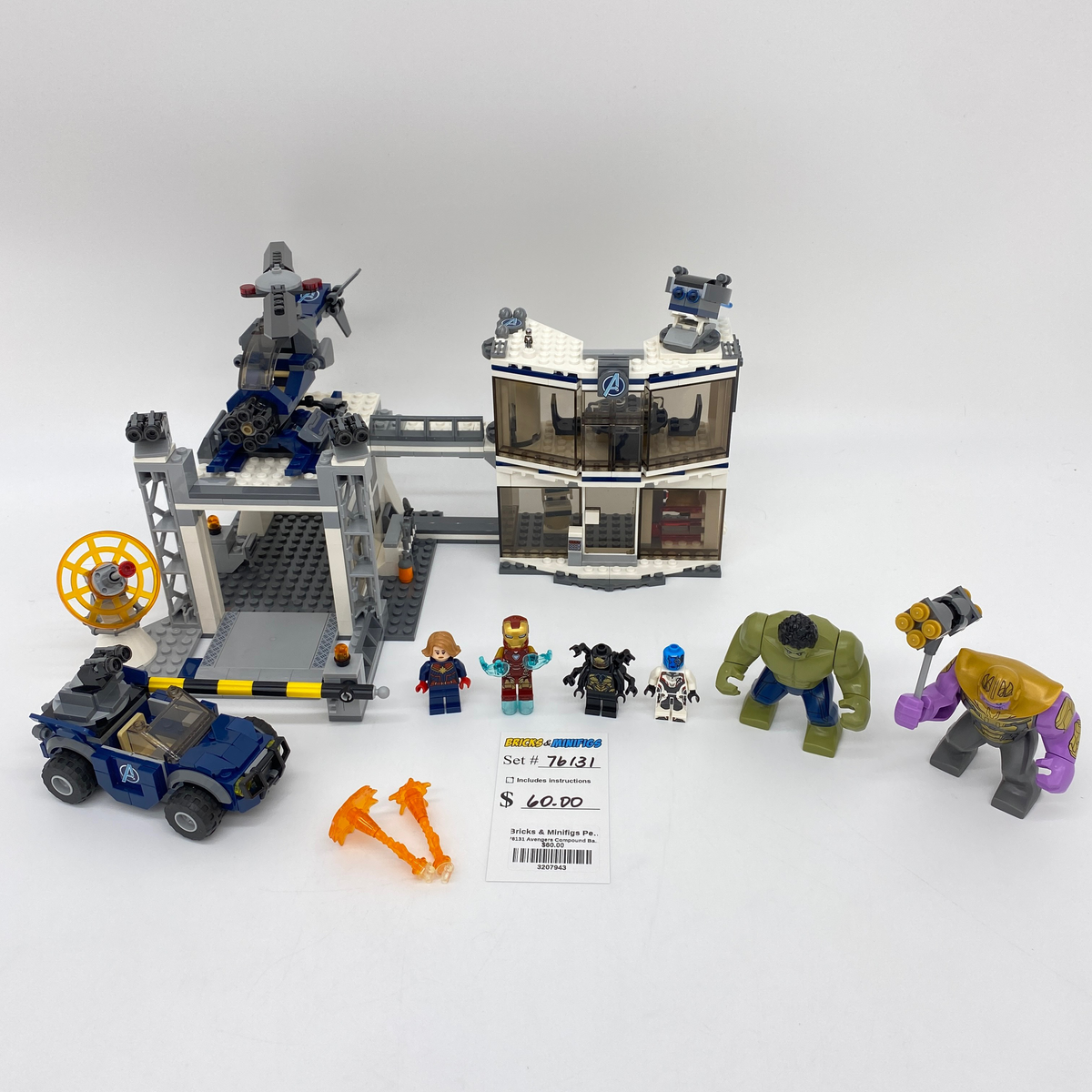 76131 Avengers Compound Battle (U) product image 1, provided for visual reference and product detail review