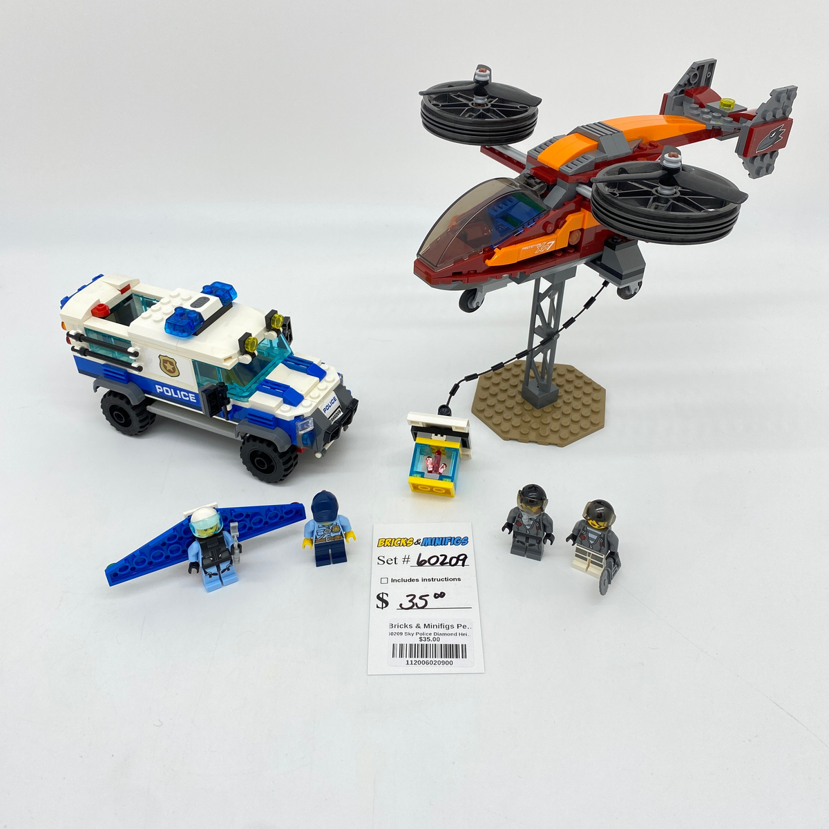 60209 Sky Police Diamond Heist (U) product image 1, provided for visual reference and product detail review