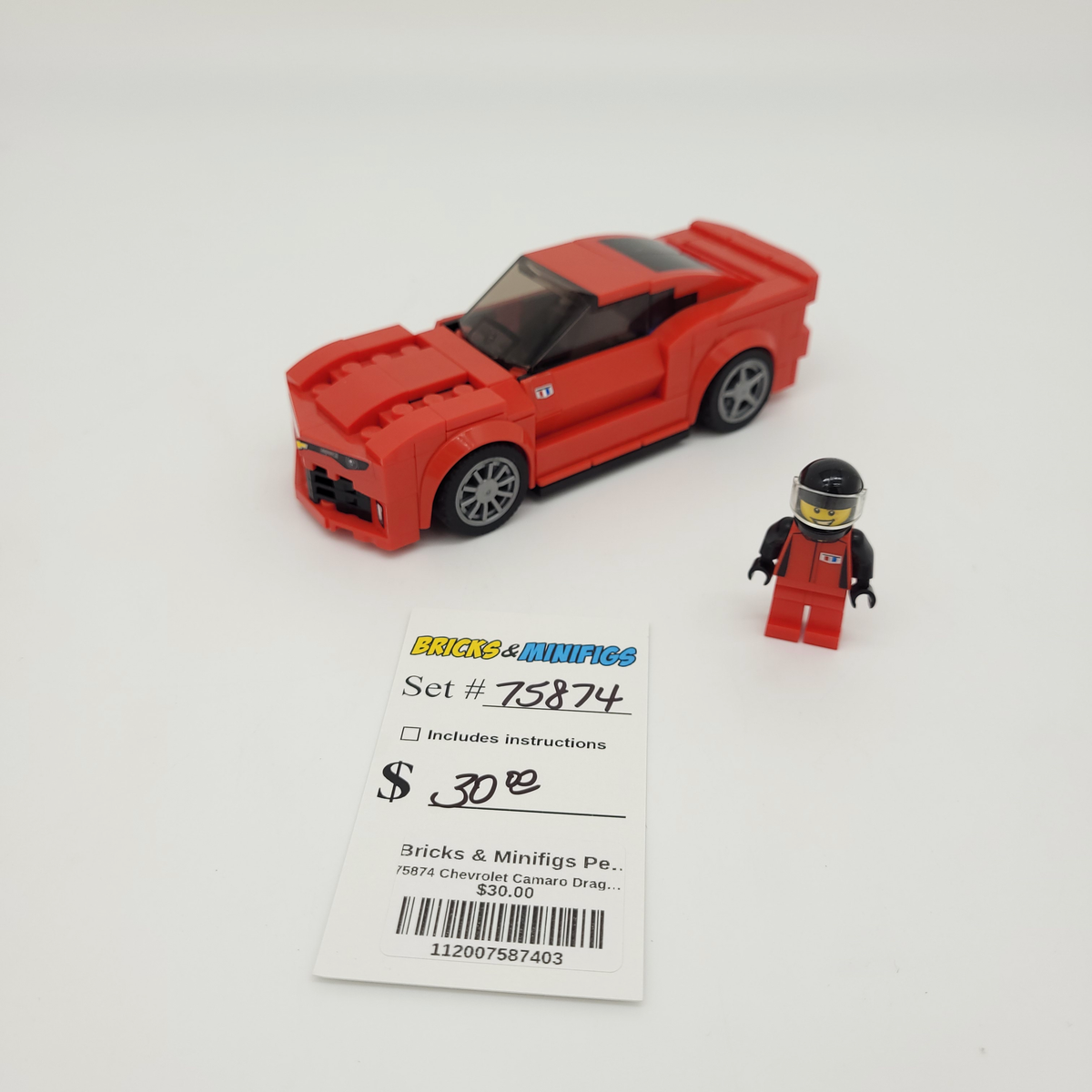 75874 Chevrolet Camaro Drag Race (U3) product image 1, provided for visual reference and product detail review